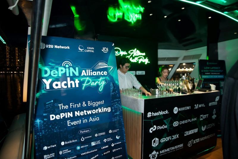 Đêm tiệc đẳng cấp DePIN Alliance Yacht Party